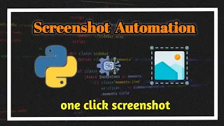 Automating Screenshot Using Python One Click Screenshot Python Python Automation
