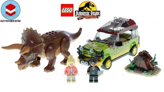 LEGO Jurassic Park 76959 Triceratops Research - LEGO Speed Build Review