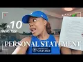 How To Write A University Personal Statement Draft in 10 MINUTES Pen Paper Needed