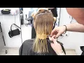 SUPER HAIRCUT - SHORT BLONDE BOB CUT WITH LAYERES AND BANGS