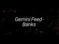 Gemini Feed - Banks (lyrics)