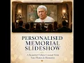 Personalised Memorial Slideshow Celebration of Life Funeral Photo Tribute
