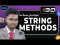 The String class methods one should must know Part 30 Code thanish s java playlist