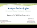 CSS Lesson 7 - CSS link properties