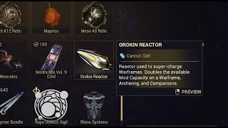 Warframe How to Install the OROKIN REACTOR - Beginner s Guide 2025