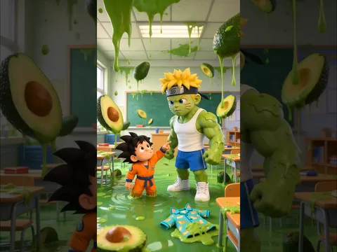 Naruto virou o ABACATUDO na escola cheia de abacate?! 😱🥑