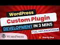 Create a Custom Plugin in WordPress in Just 3 Minutes Step by Step Tutorial