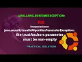 UBUNTU FIX java lang RuntimeException the trustAnchors parameter must be non-empty