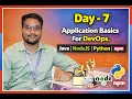Application Basics for DevOps Day 7 Java NodeJS Python
