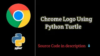 Draw Chrome Logo Using Python Turtle