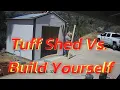Tuff Shed vs Heartland Shed Kit Build Watch This First