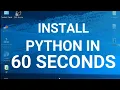 01 Install Python in 60 SECONDS on Windows Software Installation in 60 Seconds Series