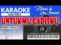 Karaoke - Untukmu Gadisku ( Franky Sahilatua )
