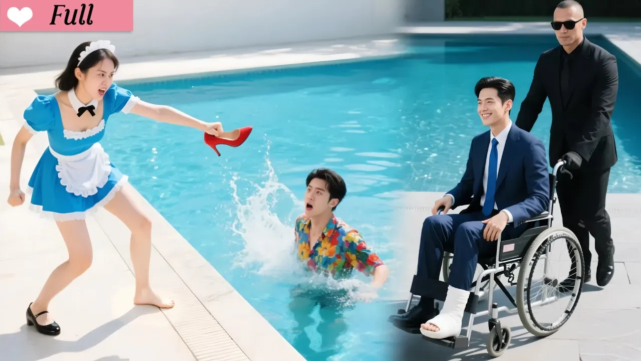 Poor Girl Pushes Scumbag Into Pool, Unexpectedly Caught by Her Boss & He Falls for Her! Poor Girl Pushes Scumbag Into Pool, Unexpectedly Caught by Her Boss & He Falls for Her!