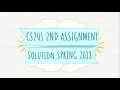 cs201 Intro to programming Assignment 2 solution Spring 2018 due date 28 may 2018