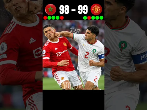 Morocco vs Manchester United || PENALTY SHOOTOUT ||🤯🔥IMAGINARY MATCH 2026 ||🥶#shorts #cr7 #football