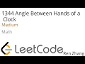 Leetcode 1344 Angle Between Hands of a Clock