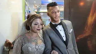 تعالوا شوفوا الجزء الثاني من فرح محمد وامينه وهو بيلبسها الشبكه دندنها