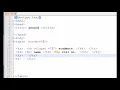 XHTML and CSS Tutorial 14 - colspan with example