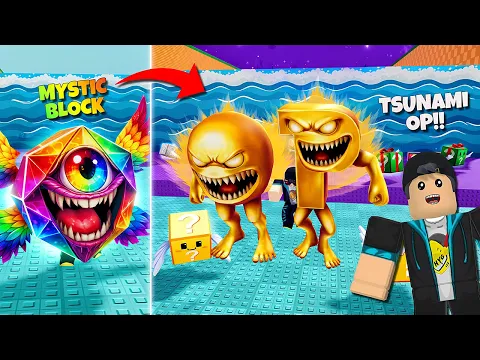 Video Thumbnail: KEREN!! Tsunami Brainrot OP & Mystic Lucky Block 💎🔥💎 | Tsunami Escape For Lucky Blocks Indonesia