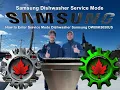 Samsung DW80K5050US service mode - error codes and full diagnostic test