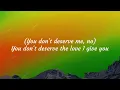 [Lyrics] Deserve Me - KAli Uchis