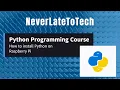 Python Tutorial - L01