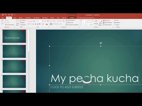Download MP3 Making a Pecha Kucha on PC with PowerPoint
