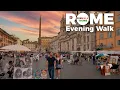 Rome Italy Evening Tour - 4K 60fps