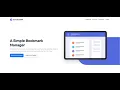 Bookmark landing page using Bootstrap First Time