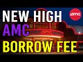 NEW ALL TIME HIGH BORROWING FEE FOR AMC - AMC Stock Short Squeeze Update
