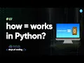 How works in Python Tekie Byte