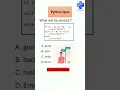 Python Quiz - Part 14