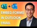 How To Embed Microsoft Forms In Outlook Email Easiest Way