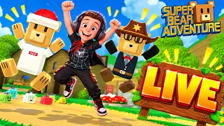 🔴LIVE🔴SUPER BEAR ADVENTURE 13.0.8🔴U DAVI GAMES JOGANDO SUPER BEAR com inscritos jogo do urso, updat