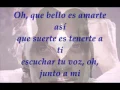 MUY DENTRO DE MI (YOU SANG TO ME) LETRA marc anthony