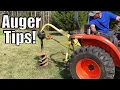 How to Use a Post Hole Digger Auger with Compact Tractor