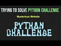 Trying to Solve Python Challenge pythonchallenge com Mystery AIOC