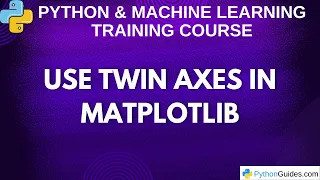 Plot with Two Y-Axes in Matplotlib - Twin Axes Tutorial
