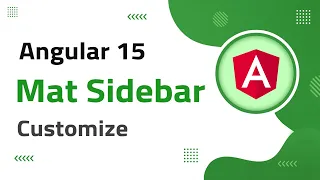 24 Mat Sidebar Customization in Angular 15 angular material angular 15 tutorial
