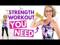 Download Lagu SIMPLE, Essential Strength Training Workout for Women over 50 ✨ Pahla B Fitness
