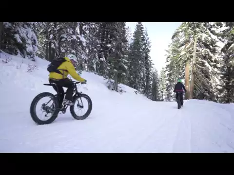Snow Biking Lake Tahoe - YouTube thumbnail