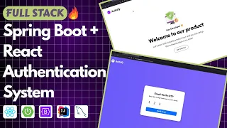 Build Full Stack Authentication System with Spring Boot React Email OTP JWT Full Project