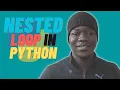 Nested Loop in Python Hausa