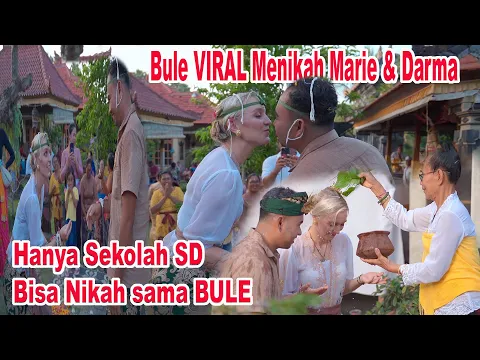 Download MP3 BULE ViraL MASUK HINDU Dan Menikah Dengan Orang BALI - Wedding Darma \u0026 Marie