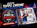 First Pack Break Topps Chrome X-Fractors Box Opening PackbreakerzNYC