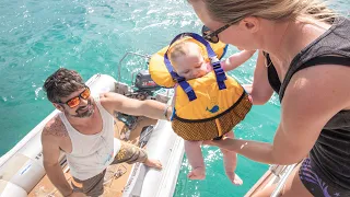 BABY ONBOARD our Sailboat 👶 ⛵We’re back!!!! Sailing Vessel Delos Ep. 259
