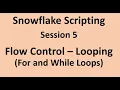 Snowflake Scripting - 5