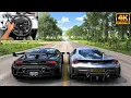 Download Lagu Lamborghini Huracán STO \u0026 Ferrari 488 Pista | Forza Horizon 5 | Thrustmaster T300RS gameplay
