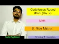 B Nice Matrix Codeforces Round Div 2 CODEFORCES